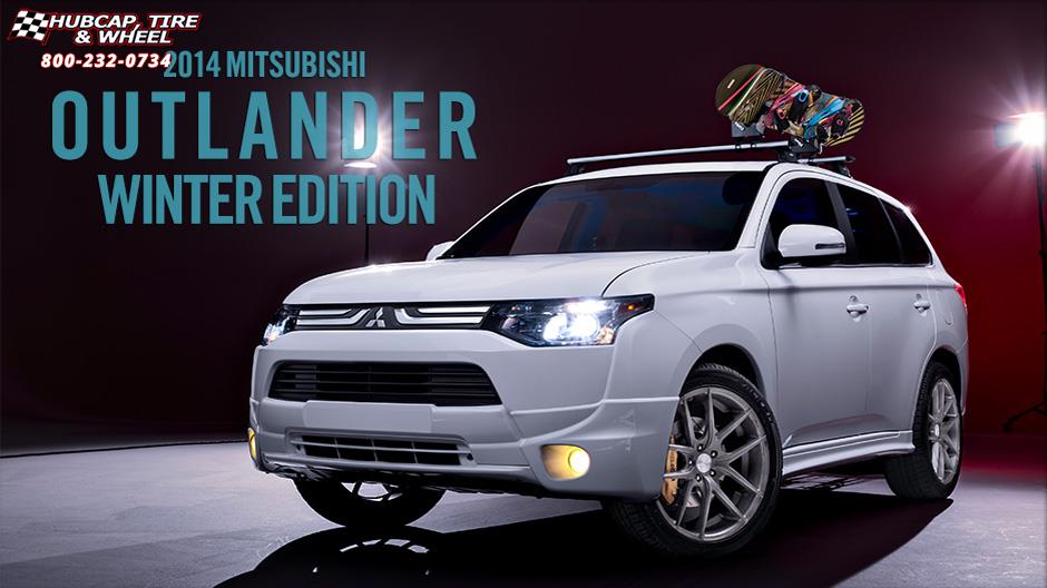 vehicle gallery/mitsubishi outlander niche targa m131 20x85  Silver & Machined wheels and rims